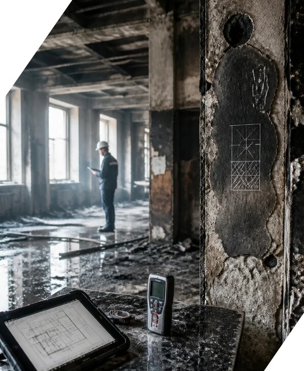 Обследование зданий после пожара в Ачинске от 15195 р. | ЭкспертизаРоссия
